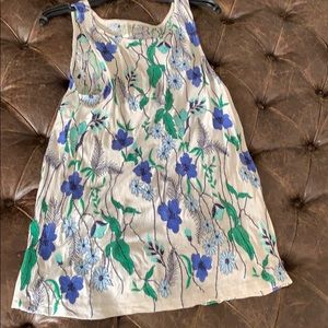 Anthropologie large embroidered tunic